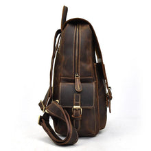 Load image into Gallery viewer, Classic Vintage Handcrafted Leather Backpack
