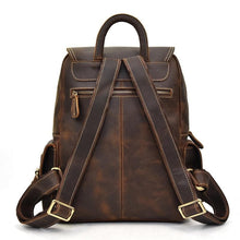 Load image into Gallery viewer, Classic Vintage Handcrafted Leather Backpack
