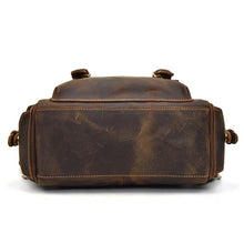 Load image into Gallery viewer, Classic Vintage Handcrafted Leather Backpack

