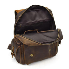 Load image into Gallery viewer, Classic Vintage Handcrafted Leather Backpack
