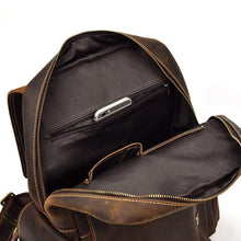 Load image into Gallery viewer, Classic Vintage Handcrafted Leather Backpack
