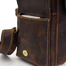 Load image into Gallery viewer, Classic Vintage Handcrafted Leather Backpack
