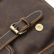 Load image into Gallery viewer, Classic Vintage Handcrafted Leather Backpack
