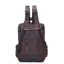 Load image into Gallery viewer, Large Handmade Genuine Leather Backpack
