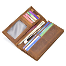 Load image into Gallery viewer, The Pathfinder Bifold Wallet Genuine Leather Pocket Book
