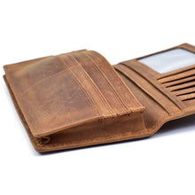 Load image into Gallery viewer, The Pathfinder Bifold Wallet Genuine Leather Pocket Book
