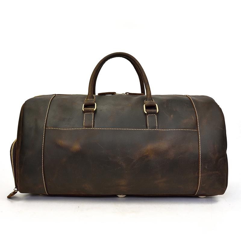 Bard Weekender Handmade Leather Duffle Bag