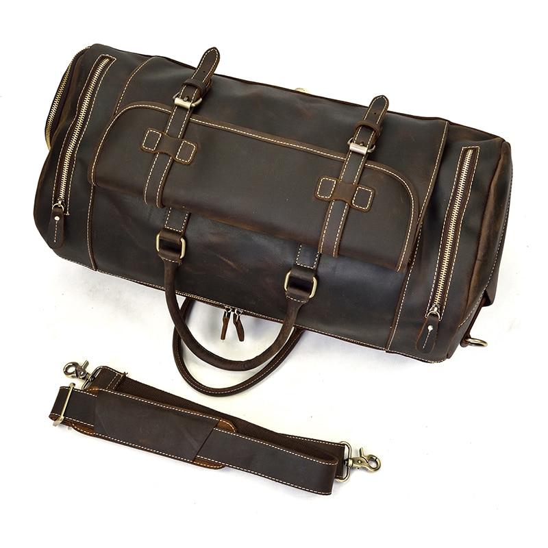 Bard Weekender Handmade Leather Duffle Bag