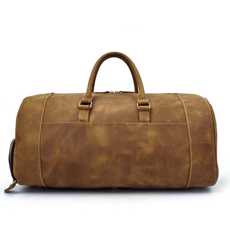 Bard Weekender Handmade Leather Duffle Bag