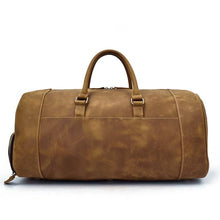 Load image into Gallery viewer, Bard Weekender Handmade Leather Duffle Bag
