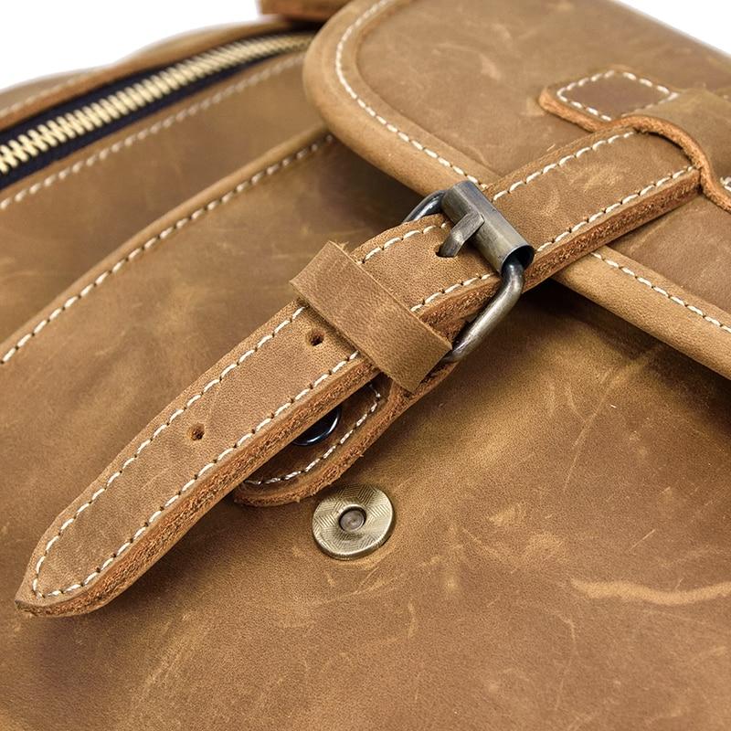 Bard Weekender Handmade Leather Duffle Bag