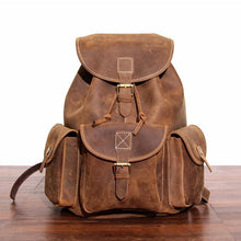 Load image into Gallery viewer, Classic Genuine Leather Rucksack
