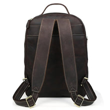 Load image into Gallery viewer, Coffee Full Grain Leather Backpack
