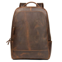 Load image into Gallery viewer, Genuine Vintage Leather Minimalist Backpack
