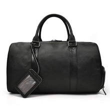 Load image into Gallery viewer, Weekender Vintage Leather Duffle Bag
