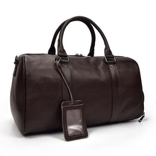 Load image into Gallery viewer, Weekender Vintage Leather Duffle Bag

