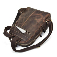 Load image into Gallery viewer, Simple Handcrafted Leather Backpack

