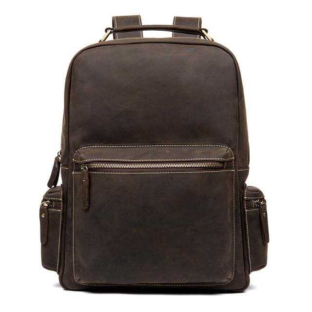 Brown Genuine Vintage Leather Backpack