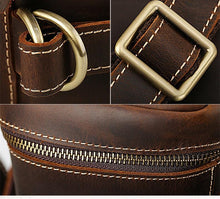Load image into Gallery viewer, Handmade Vintage Leather Backpack
