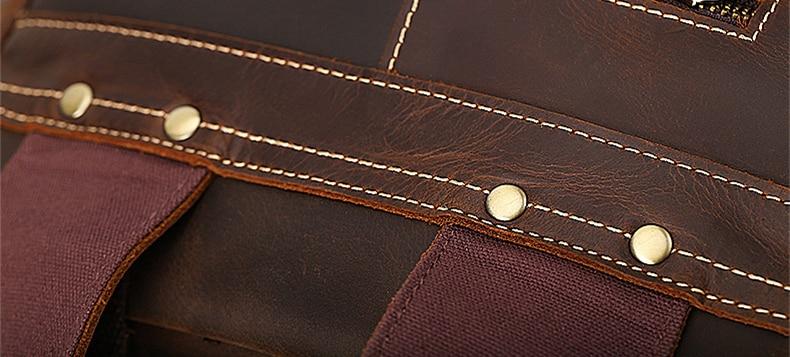 Handmade Vintage Leather Backpack