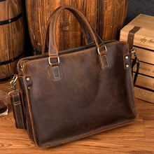 Load image into Gallery viewer, Viggo Briefcase Genuine Leather Messenger Bag
