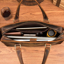 Load image into Gallery viewer, Viggo Briefcase Genuine Leather Messenger Bag

