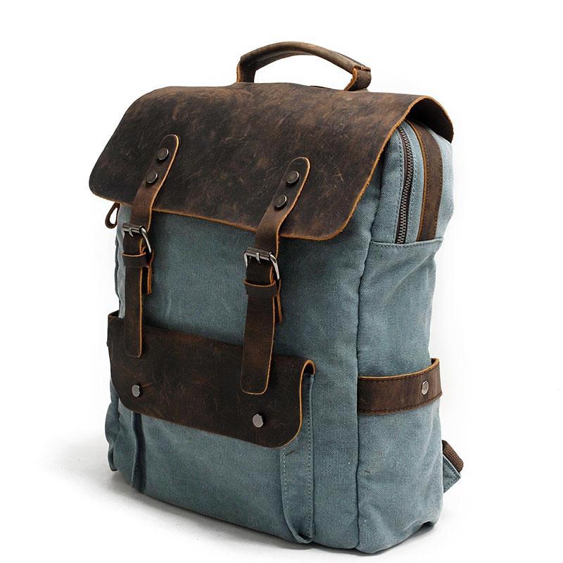 Helsinki Vintage Canvas Backpack