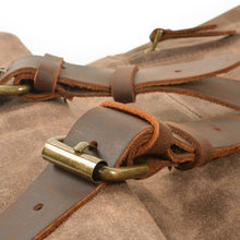 Load image into Gallery viewer, Canvas and Leather Backpack | OSLO
