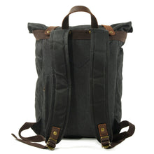 Load image into Gallery viewer, Canvas and Leather Backpack | OSLO
