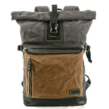 Load image into Gallery viewer, Simple College Bag Canvas Backpack
