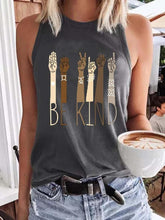 Load image into Gallery viewer, Attractive Print Round Neck Sleeveless Top

