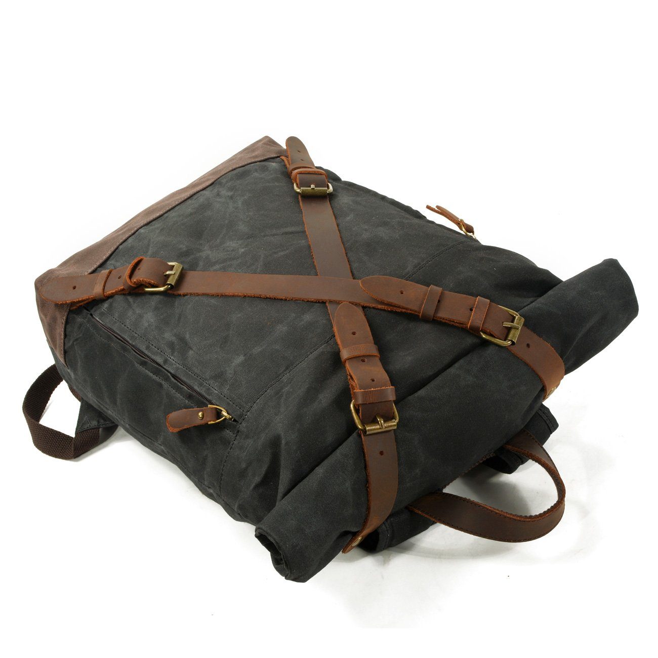 Canvas and Leather Backpack | OSLO