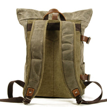 Load image into Gallery viewer, Biker Canvas Backpack
