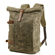 Load image into Gallery viewer, Biker Canvas Backpack
