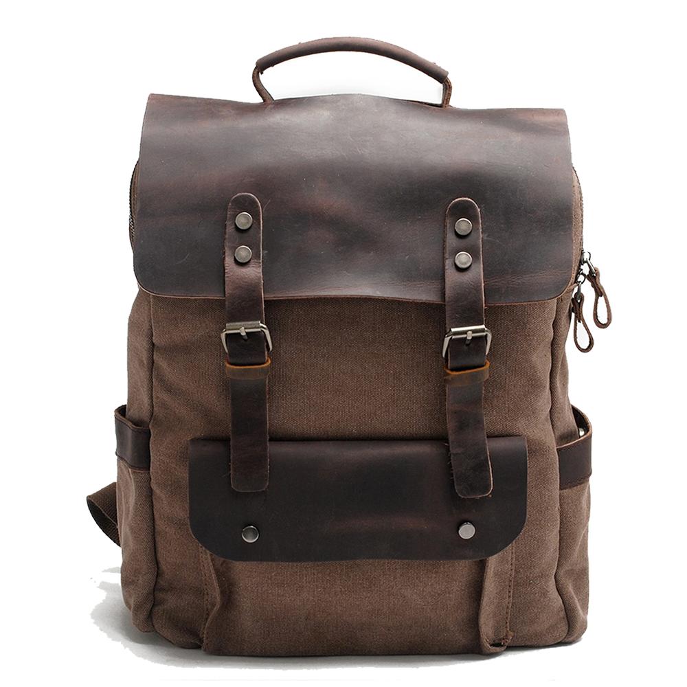 Helsinki Vintage Canvas Backpack