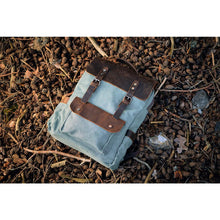 Load image into Gallery viewer, Helsinki Vintage Canvas Backpack
