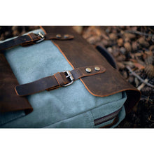 Load image into Gallery viewer, Helsinki Vintage Canvas Backpack
