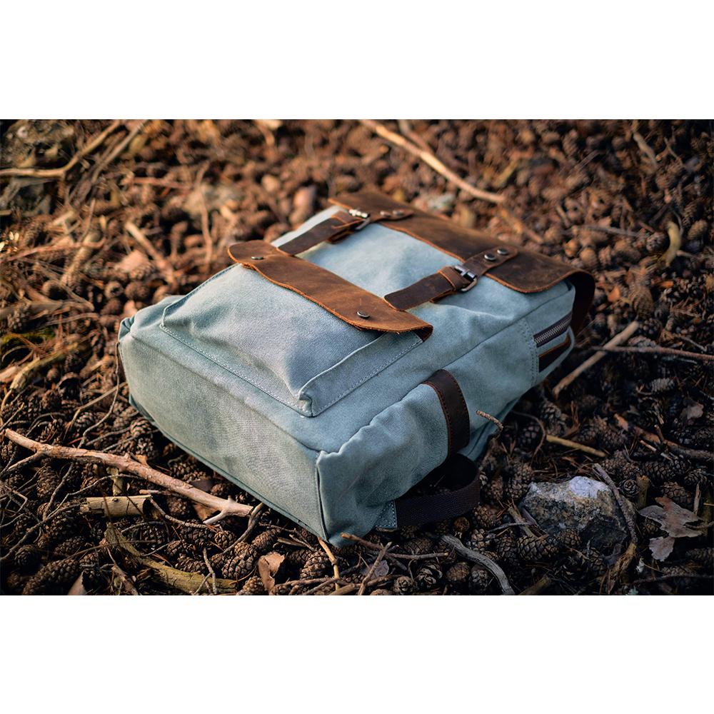 Helsinki Vintage Canvas Backpack