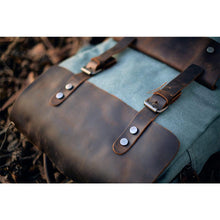 Load image into Gallery viewer, Helsinki Vintage Canvas Backpack

