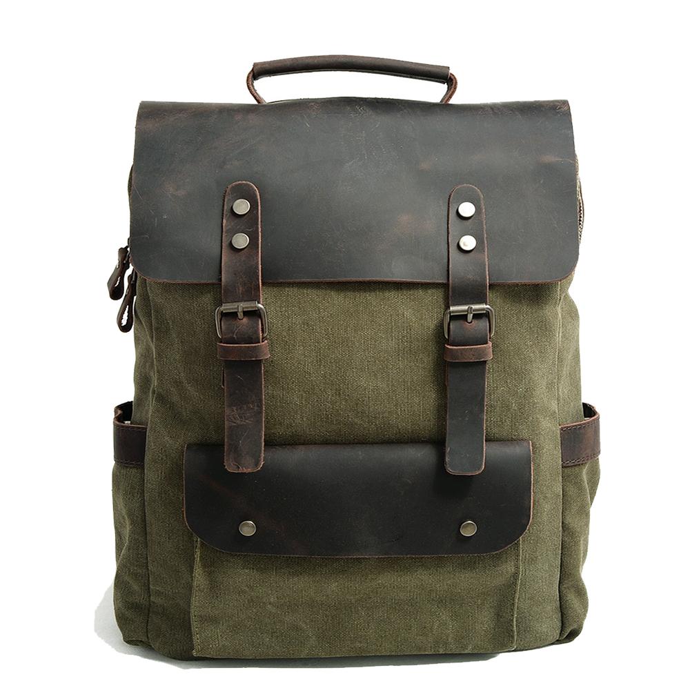 Helsinki Vintage Canvas Backpack