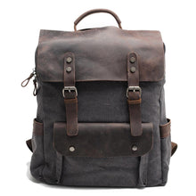Load image into Gallery viewer, Helsinki Vintage Canvas Backpack
