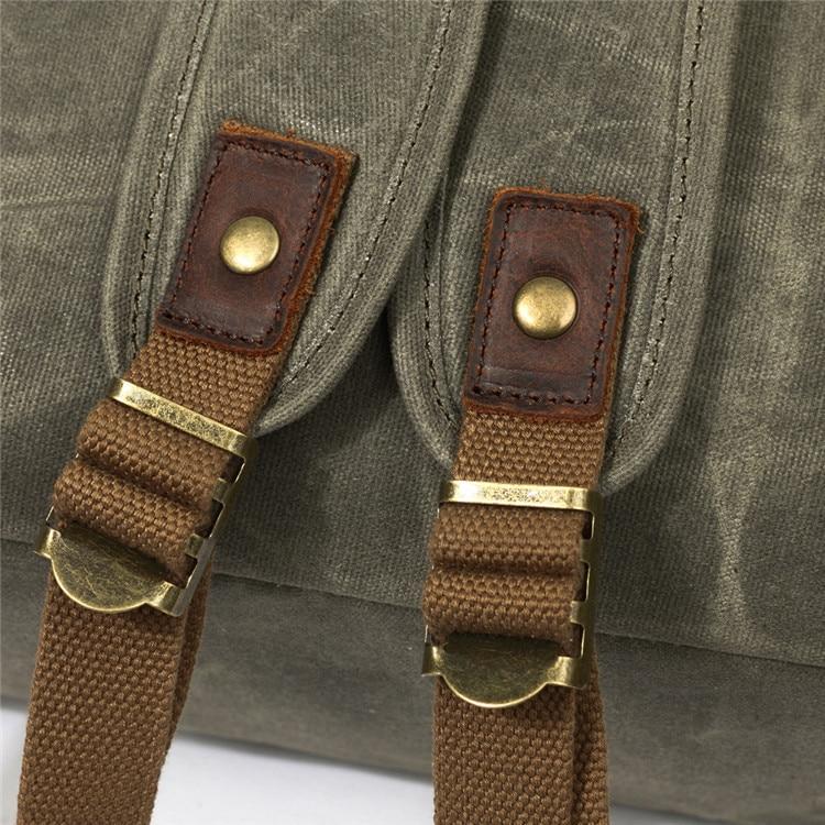 Vintage Roll Top Backpack