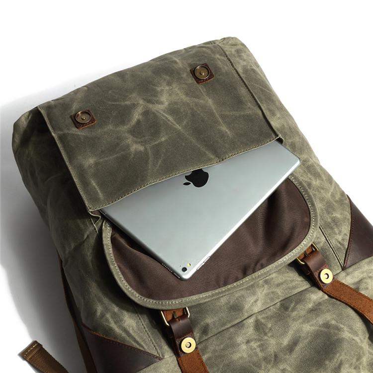 Vintage Roll Top Backpack