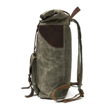 Load image into Gallery viewer, Vintage Roll Top Backpack
