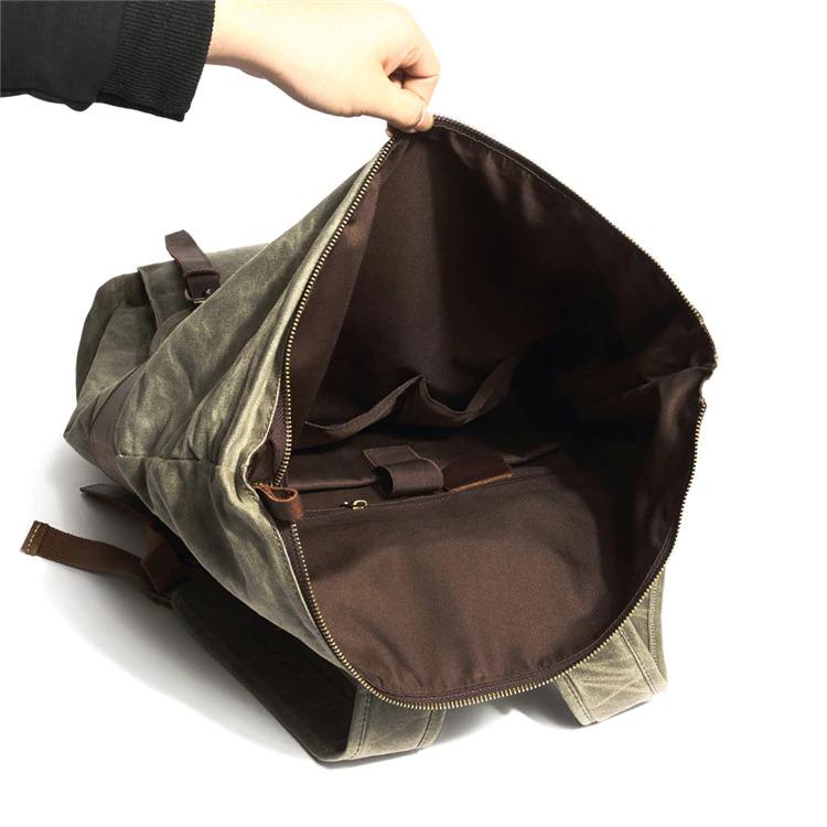 Vintage Roll Top Backpack