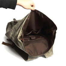 Load image into Gallery viewer, Vintage Roll Top Backpack
