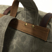 Load image into Gallery viewer, Vintage Roll Top Backpack
