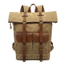 Load image into Gallery viewer, Waterproof  Canvas Backpack
